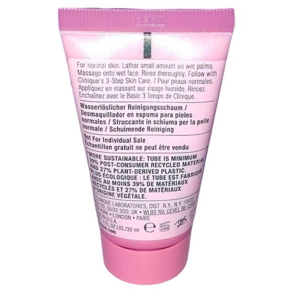 Clinique All About Clean Rinse-Off Foaming Cleanser – Mini 1 oz New - Picture 8 of 9